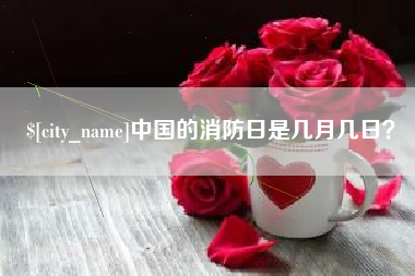 阿坝中国的消防日是几月几日？