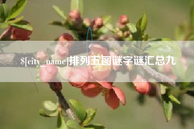 阿坝排列五图谜字谜汇总九