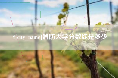 阿坝消防大学分数线是多少