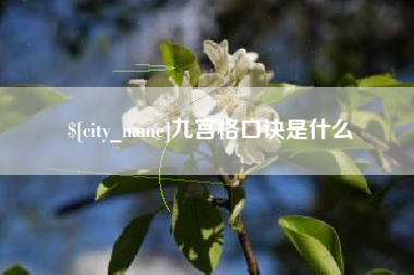 阿坝九宫格口诀是什么
