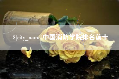 阿坝中国消防学院排名前十