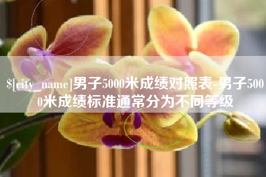 阿坝男子5000米成绩对照表-男子5000米成绩标准通常分为不同等级