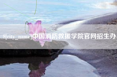 阿坝中国消防救援学院官网招生办