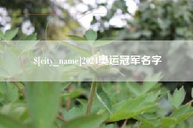 阿坝2024奥运冠军名字