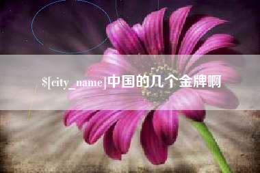 阿坝中国的几个金牌啊