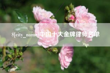 阿坝中国十大金牌律师名单