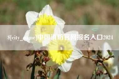 阿坝中国消防官网报名入口2024