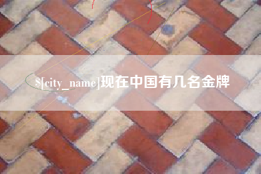 阿坝现在中国有几名金牌