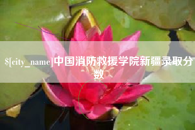 阿坝中国消防救援学院新疆录取分数