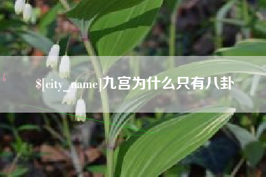 阿坝九宫为什么只有八卦