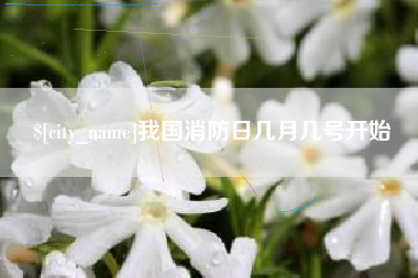 阿坝我国消防日几月几号开始