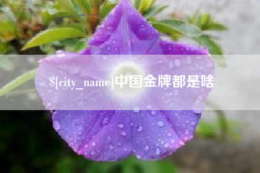 阿坝中国金牌都是啥