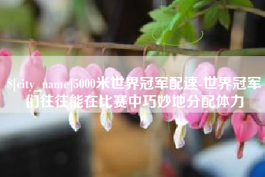 阿坝5000米世界冠军配速-世界冠军们往往能在比赛中巧妙地分配体力