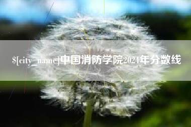阿坝中国消防学院2024年分数线
