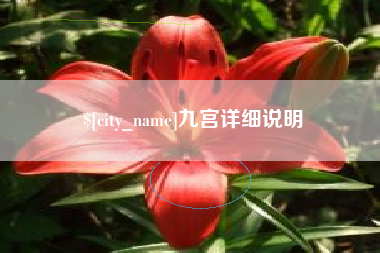 阿坝九宫详细说明