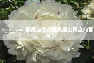阿坝国家应急救援员报名网查询官网
