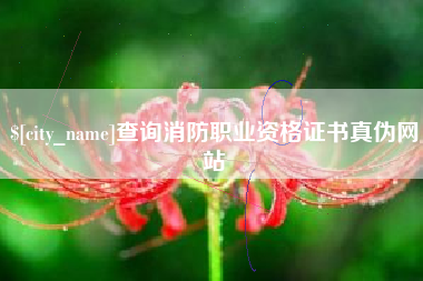 阿坝查询消防职业资格证书真伪网站