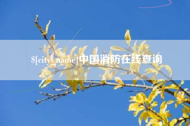 阿坝中国消防在线查询
