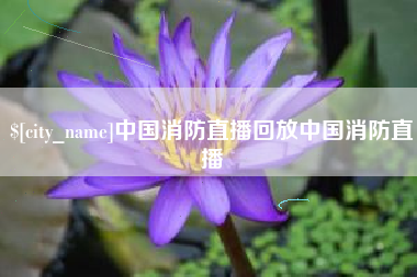 阿坝中国消防直播回放中国消防直播