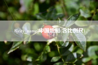 阿坝中国地图(含比例尺)