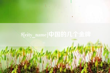 阿坝中国的几个金牌