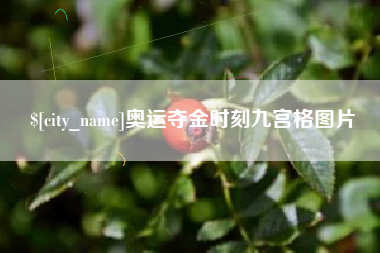 阿坝奥运夺金时刻九宫格图片