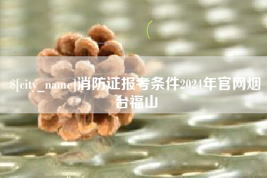 阿坝消防证报考条件2024年官网烟台福山
