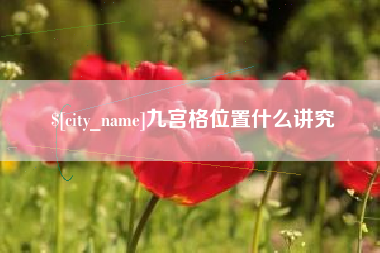 阿坝九宫格位置什么讲究